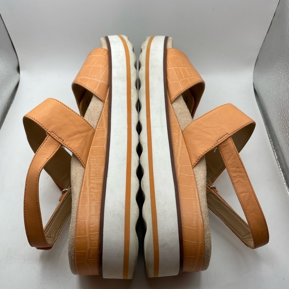 Vionic Orange Platform Sandals With Adjustable St… - image 8